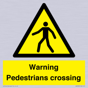 WV5292: Warning Pedestrians crossing