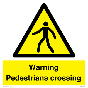 WV5292: Warning Pedestrians crossing
