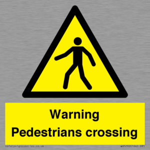 WV5292: Warning Pedestrians crossing