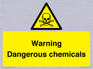 WV5312: Warning Dangerous chemicals
