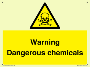 WV5312: Warning Dangerous chemicals