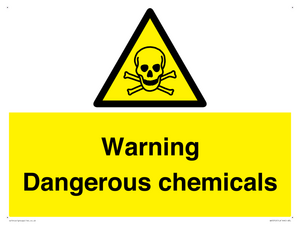 WV5312: Warning Dangerous chemicals