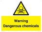 WV5312: Warning Dangerous chemicals