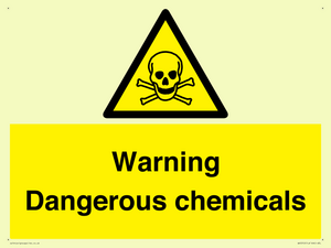 WV5312: Warning Dangerous chemicals