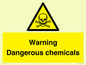 WV5312: Warning Dangerous chemicals