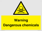 WV5312: Warning Dangerous chemicals