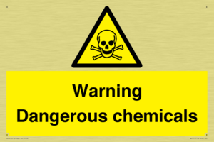 WV5312: Warning Dangerous chemicals