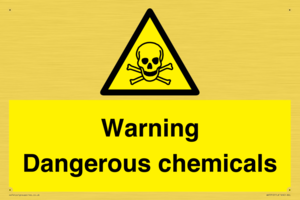 WV5312: Warning Dangerous chemicals