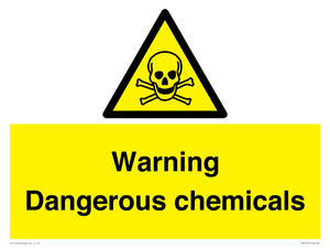 WV5312: Warning Dangerous chemicals