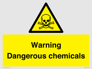 WV5312: Warning Dangerous chemicals