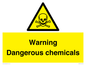 WV5312: Warning Dangerous chemicals