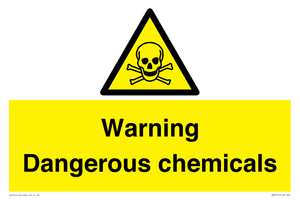 WV5312: Warning Dangerous chemicals