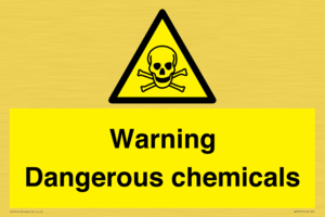 WV5312: Warning Dangerous chemicals
