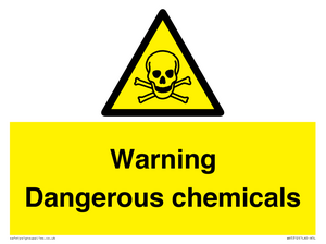 WV5312: Warning Dangerous chemicals