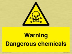 WV5312: Warning Dangerous chemicals