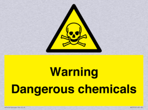 WV5312: Warning Dangerous chemicals