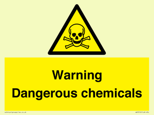 WV5312: Warning Dangerous chemicals