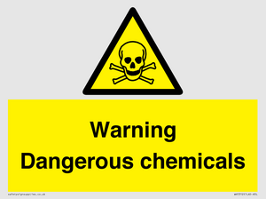 WV5312: Warning Dangerous chemicals