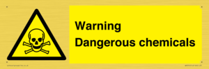 WV5312: Warning Dangerous chemicals