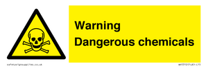 WV5312: Warning Dangerous chemicals