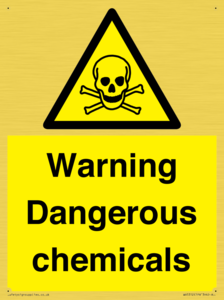WV5312: Warning Dangerous chemicals