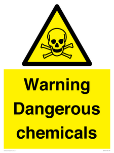 WV5312: Warning Dangerous chemicals