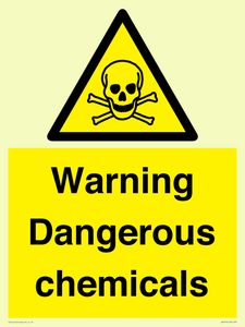 WV5312: Warning Dangerous chemicals