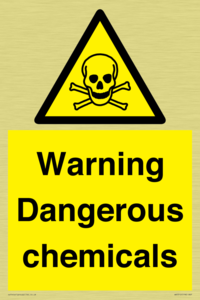 WV5312: Warning Dangerous chemicals