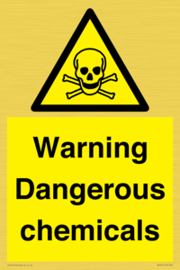WV5312: Warning Dangerous chemicals