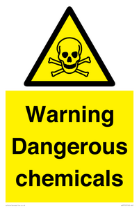WV5312: Warning Dangerous chemicals