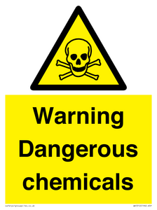WV5312: Warning Dangerous chemicals