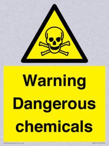 WV5312: Warning Dangerous chemicals