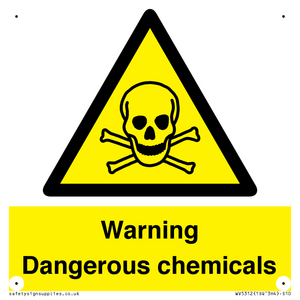 WV5312: Warning Dangerous chemicals