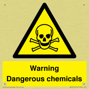 WV5312: Warning Dangerous chemicals