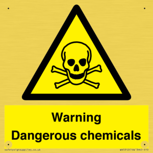 WV5312: Warning Dangerous chemicals