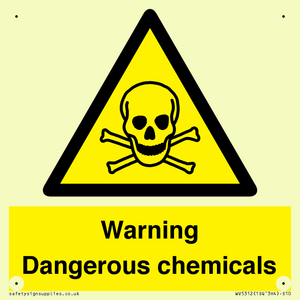 WV5312: Warning Dangerous chemicals