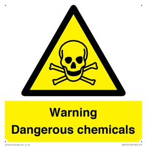 WV5312: Warning Dangerous chemicals