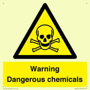 WV5312: Warning Dangerous chemicals