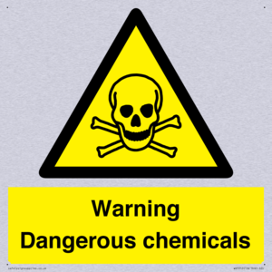 WV5312: Warning Dangerous chemicals