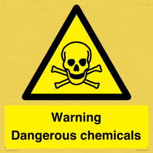 WV5312: Warning Dangerous chemicals