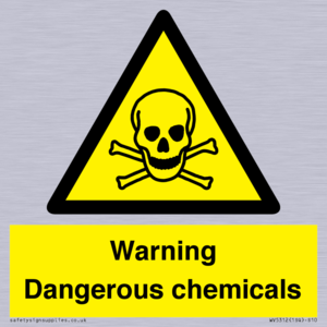 WV5312: Warning Dangerous chemicals