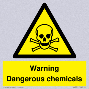 WV5312: Warning Dangerous chemicals