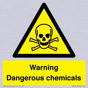 WV5312: Warning Dangerous chemicals