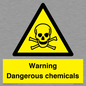 WV5312: Warning Dangerous chemicals
