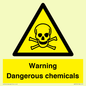 WV5312: Warning Dangerous chemicals