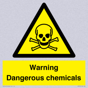WV5312: Warning Dangerous chemicals