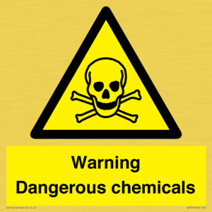 WV5312: Warning Dangerous chemicals