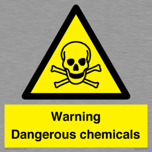 WV5312: Warning Dangerous chemicals
