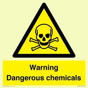 WV5312: Warning Dangerous chemicals