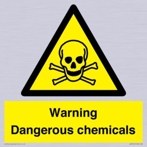 WV5312: Warning Dangerous chemicals